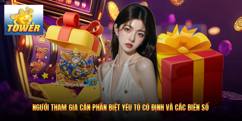 Người tham gia cần phân biệt yếu tố cố định và các biến số