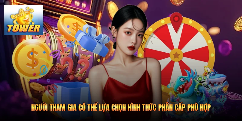 Người tham gia có thể lựa chọn hình thức phân cấp phù hợp